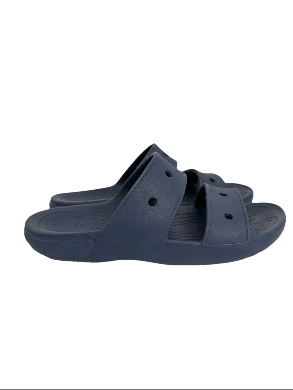 Crocs Unisex Classic Comfort Sandal Navy Men's 10 Women's 12  206761-410